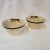 Sand Mid-Century Cocktail Nibbles Bowls with Wine & Cheese Motif- a Pair For Sale - Image 8 of 9