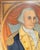 Early 20th Century Naive Folk Art Portrait Painting of General George Washington For Sale - Image 4 of 11