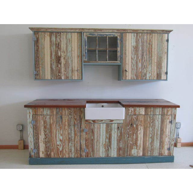 Reclaimed Pine Kitchen Cottage Industrial Tiny Home For Sale - Image 11 of 15