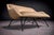 Metal Concha Loveseat in Metal & Fabric, Carlo Hauner, 1955 For Sale - Image 7 of 9