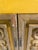Antique Hand Carved Yellow and Gold Small Cabinet For Sale - Image 11 of 12