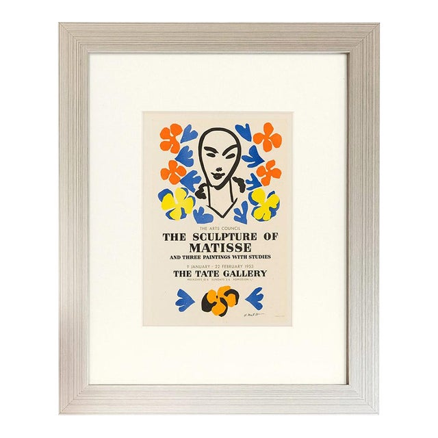 Matisse Lithograph 46 the Sculpture of Matisse Framed For Sale
