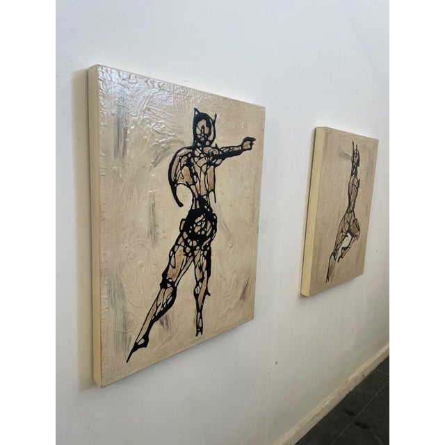 Figurative Composition, 1990, Wood & Lacquer For Sale - Image 3 of 12