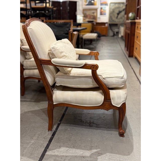 Sam Moore Bergère Lounge Chairs, Pair For Sale - Image 14 of 15