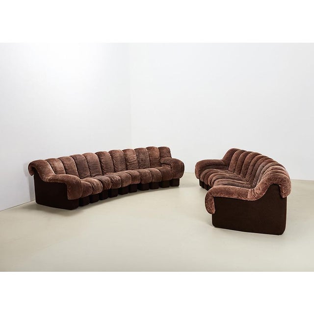 DS-600 or 'Snake' or 'Non-Stop' sofa, designed by Ueli Berger, Eleonore Peduzzi-Riva, Hans Ulrich and Klaus Vogt in the...