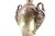 Silver Vases with Appliqués of Geese and Mythical Figures Holding Flower Pots in Relief-Painted Glass, Set of 2 For Sale - Image 6 of 9