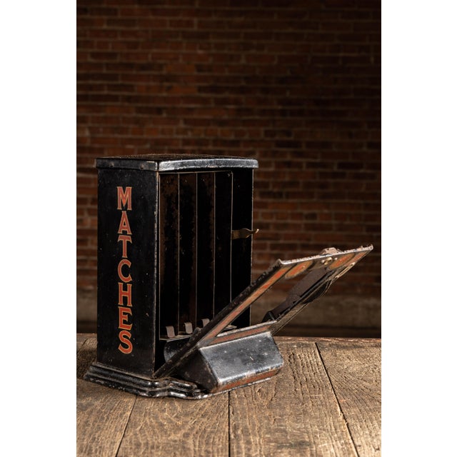 Early 20th Century One-Cent Match Vending Machine by Krema For Sale - Image 4 of 8