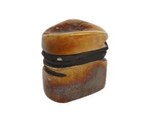 Japanese Glazed Ceramic Box by K, 1970
