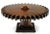 Very sharp looking Mid-Century Modern circa 1960s round gear top coffee table.