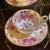 Late 19th Century Late 19th Century Spode Copelands Cabbage Roses Tea Cups - Set of 4 (Pattern 3886) For Sale - Image 5 of 12