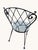 Mid Century Wrought Iron Patio Dining Chairs – Heavy Vintage Outdoor Set of 4 For Sale - Image 9 of 10