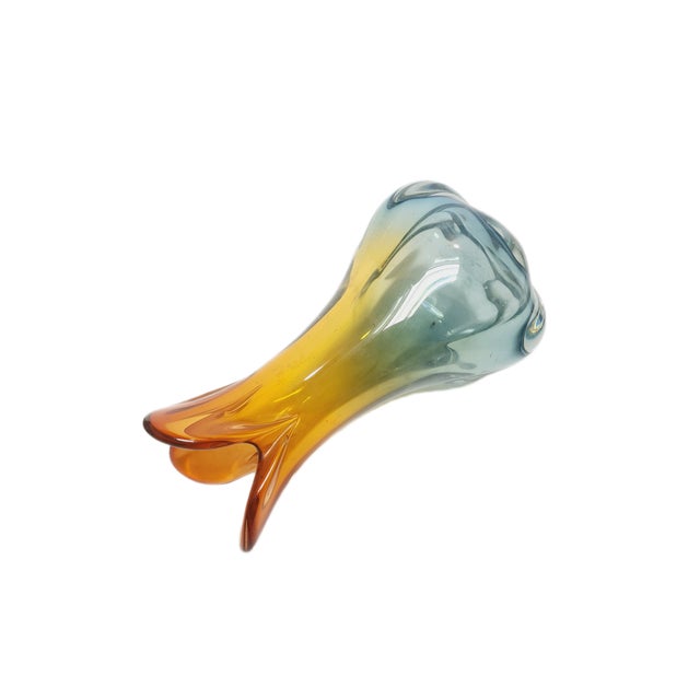Vase by J. Hospodka for Chribska Glassworks, Former Czechoslovakia, 1960s For Sale - Image 4 of 9