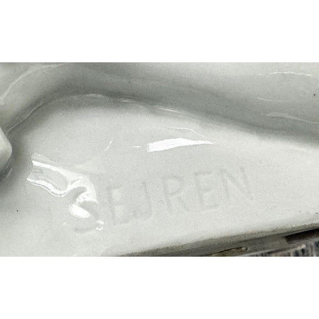 Traditional Axel Locher (Danish, 1879-1941) "Victory" Porcelain C 1920 For Sale - Image 3 of 5