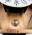 19th Century French Napoleon III Wall Clock, Enamel Face and Wood Marquetry For Sale - Image 9 of 10