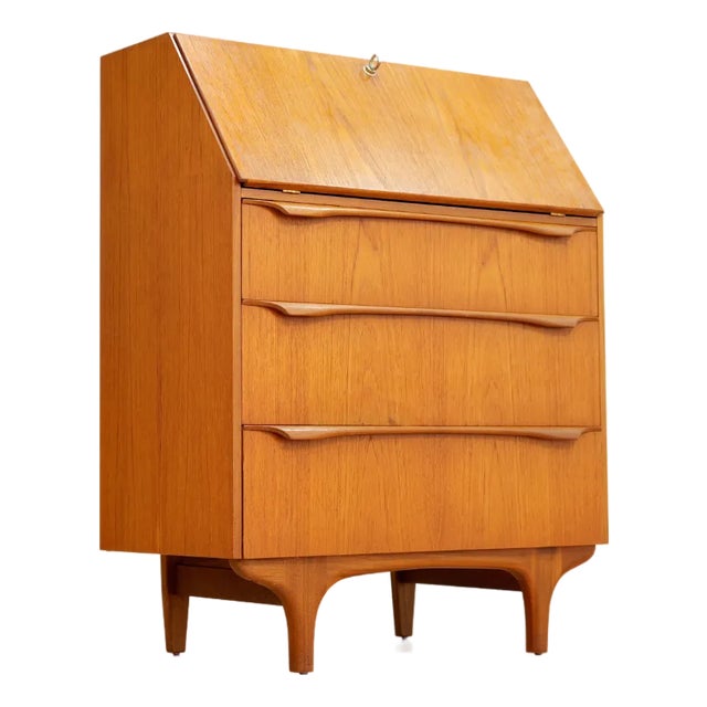 Mid 20th Century Secretary Desk Bureau by Sutcliffe of Todmorden For Sale