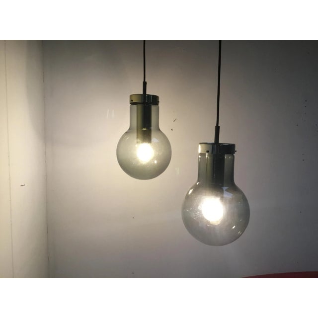 Vintage Maxi Globe Pendants from Raak, 1960s, Set of 2 For Sale - Image 6 of 8