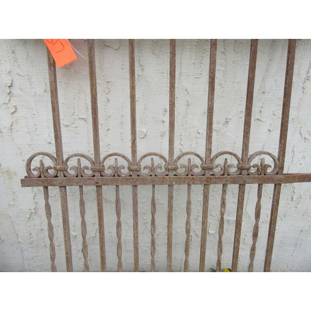 Antique Victorian Iron Gate For Sale - Image 4 of 7