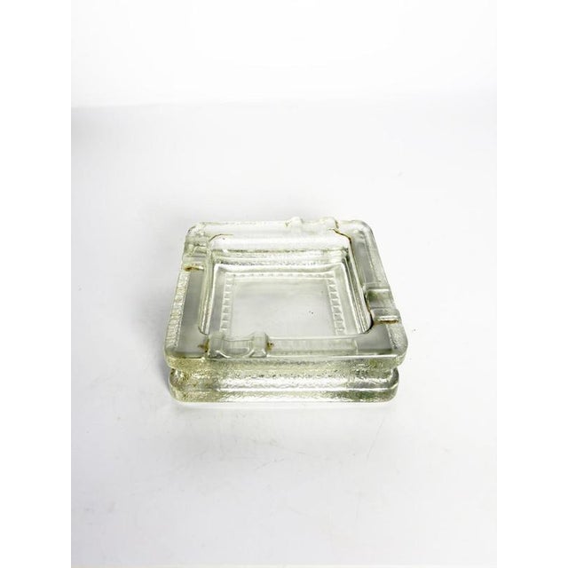 Glass Block Ashtray in the style of Le Corbusier, France, 1930s For Sale - Image 6 of 11