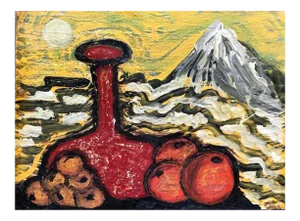 Original Richard Zyne Still Life Painting