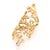 Vintage 18k Gold & Diamond Full Finger Figural Branch 'Coral' Cocktail Ring For Sale In Philadelphia - Image 6 of 17