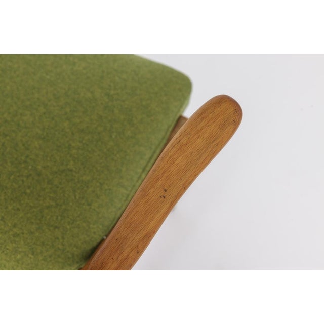 Wood Vintage German Armchair in Beech, 1950s For Sale - Image 7 of 10