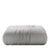 Mambo Grey Sofi Fabric Ottoman by Lorenza Bozzoli For Sale - Image 4 of 4