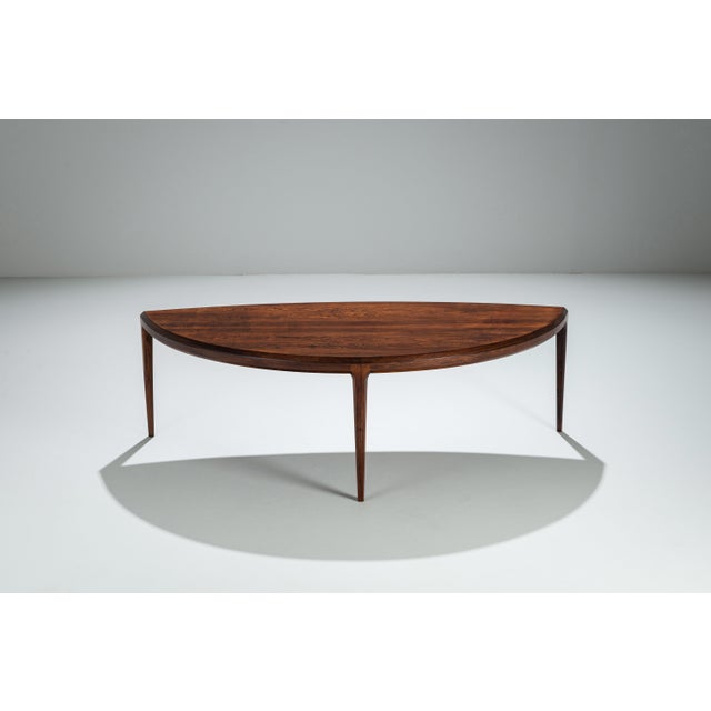 Rosewood Coffee Table by Johannes Andersen for Silkeborg, 1960s For Sale - Image 6 of 16