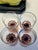 Fostoria Glass Company 1970s Fostoria Corsage Plum Wine Goblets, Set of Four For Sale - Image 4 of 5