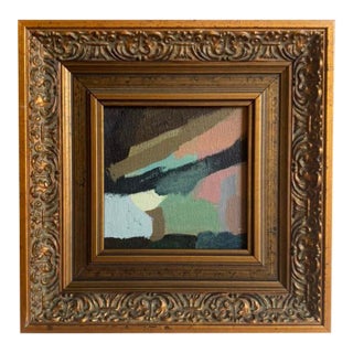 "Sage and Velvet" 2026 Framed Mini Painting by Jessalin Beutler For Sale