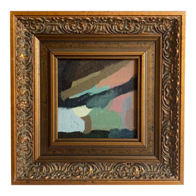"Sage and Velvet" 2026 Framed Mini Painting by Jessalin Beutler For Sale