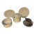 New 1970s Porcelain White, Called White Gold - Set of 29 Pieces For Sale