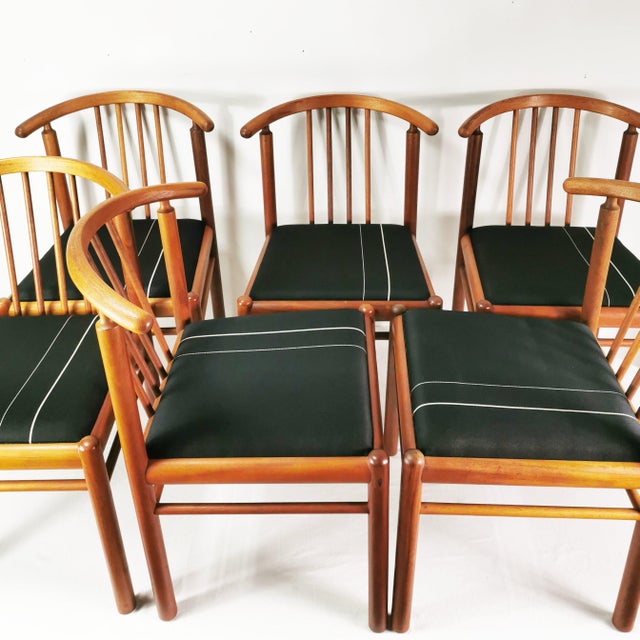Mid-Century Modern Mid-Century Teak Chairs, Denmark, 1970s, Set of 6 For Sale - Image 3 of 18