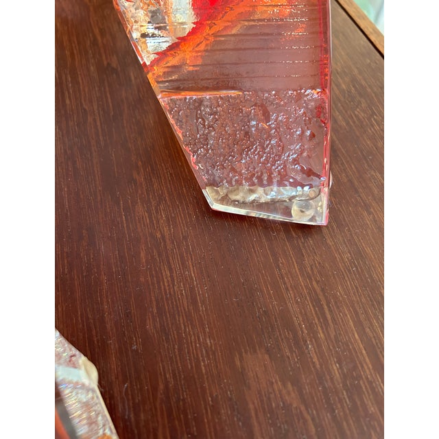 Blown Glass Collection of Art Sculptures by Mikula -Set of 3 For Sale - Image 10 of 10