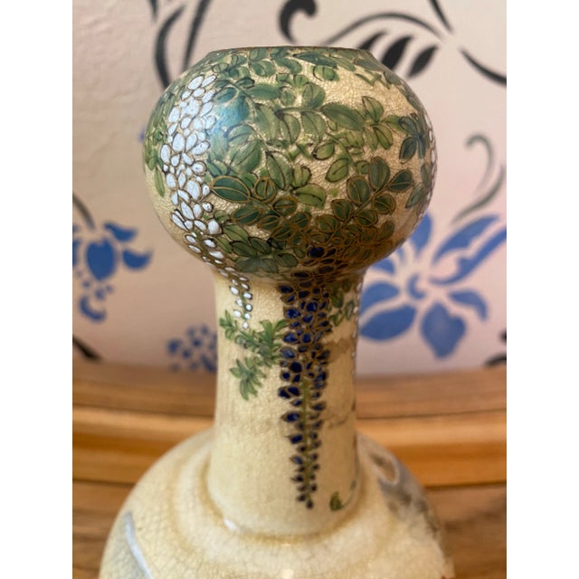 Late 20th Century Japanese Satsuma Vase With Fish For Sale In Dallas - Image 6 of 12