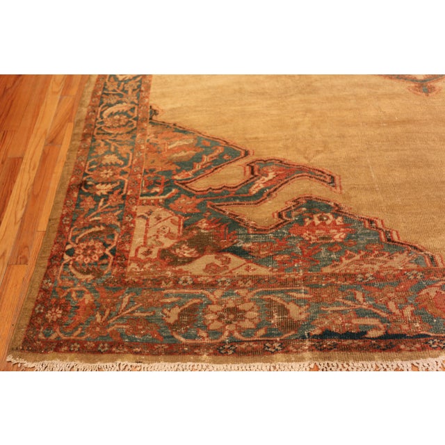 Nazmiyal Collection Antique Persian Bakshaish Rug For Sale - Image 10 of 14