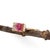 2020s 1.7cts Bi-Colorful Tourmaline Ring With Natural Diamond Accents: Solid 14k Gold For Sale - Image 5 of 10
