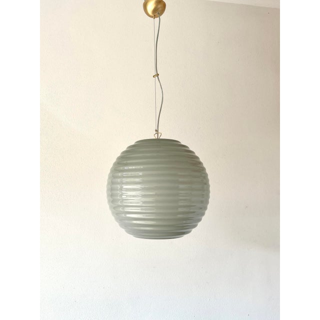 Vintage Modulo S40 Murano Ceiling Lamp by Toso - Massari for Leucos, 1990s For Sale - Image 3 of 16
