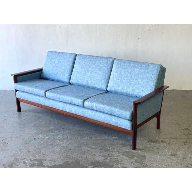 1960s Danish Mid Century Modern Rosewood Sofa by Westnofa For Sale - Image 11 of 11