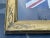 1920s Vintage Silk British Parade Flag in Period Victorian Gold Leaf Frame For Sale - Image 5 of 8
