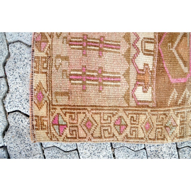 Vintage Mid Century Turkish Rug For Sale - Image 4 of 6