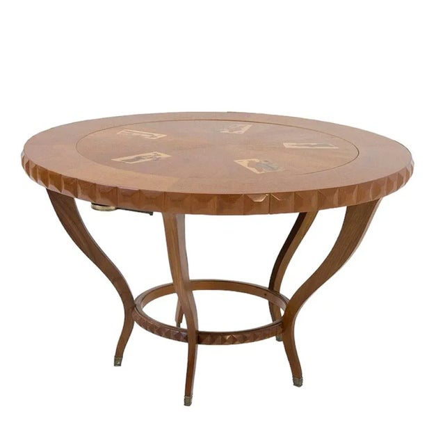 Game Table by Paolo Buffa for Serafino Arrighi, 1950s For Sale - Image 7 of 7