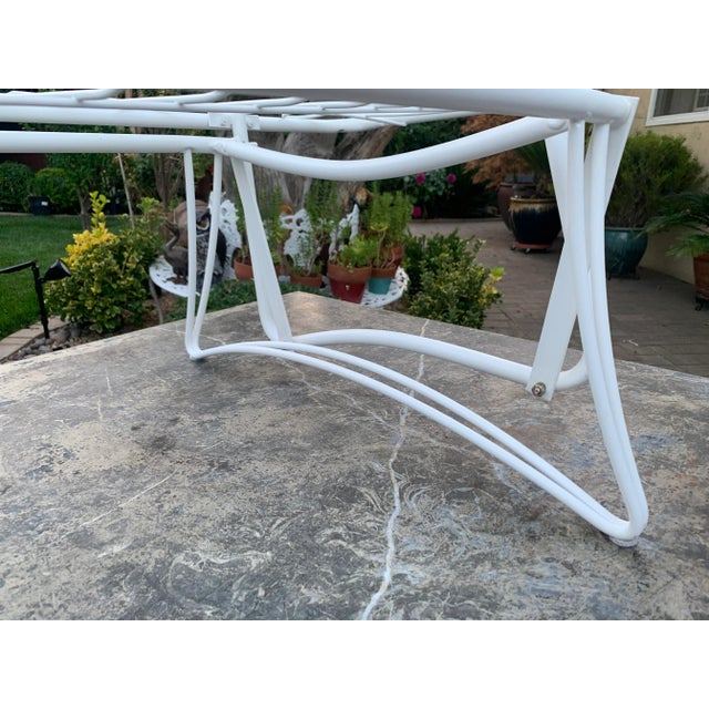 1960s Homecrest Metal Wire Glider Sofa Attributed to Homecrest For Sale - Image 5 of 9