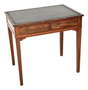 Antique Georgian Inlaid Writing Table, 1800s