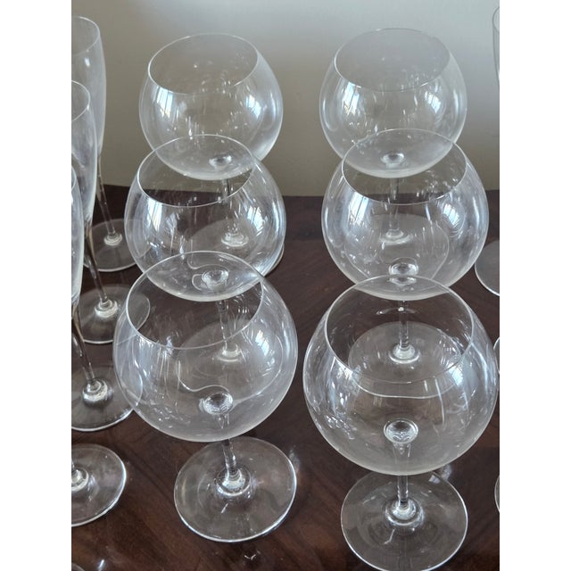Transparent Baccarat Crystal Stemware - Set of 25 For Sale - Image 8 of 8