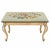 French Antique French Louis XV Style Carved Wood Bench With Floral Needlepoint Seat For Sale - Image 3 of 5