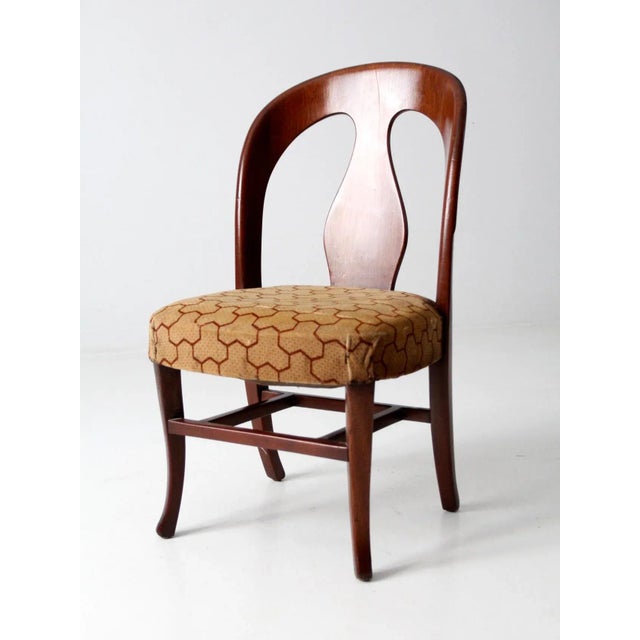 Antique Art Deco Train Chair For Sale - Image 6 of 13