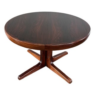 Mid 20th Century Danish Modern Rosewood Extendable Dining Table by Faarup Møbelfabrik, Denmark For Sale