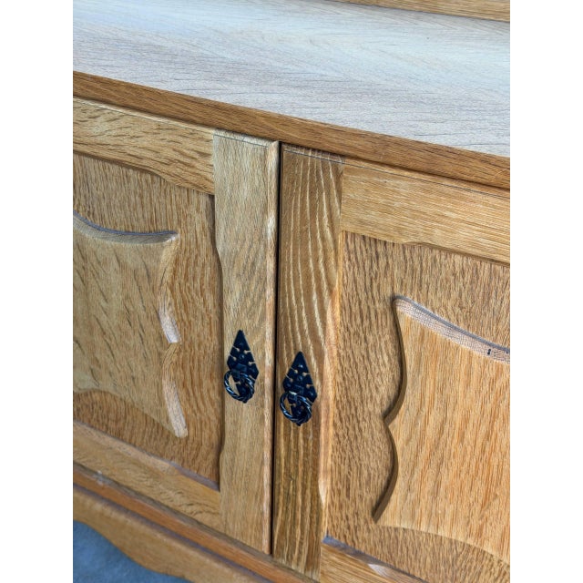 Oak Cabinet in Style of Henning Kjærnulf Denmark Mid-Century Modern 1970s For Sale - Image 4 of 10