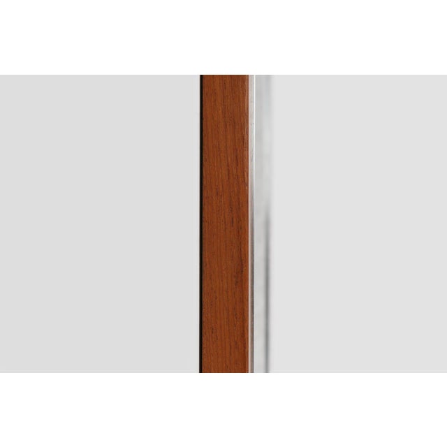 Mid-Century Teak Mirror with Shelf from De Coene, Belgium, 1960s, Set of 2 For Sale - Image 9 of 16
