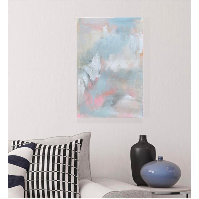 "Clouds" by Trixie Pitts Abstract Expressionist Oil Painting For Sale In Nashville - Image 6 of 11